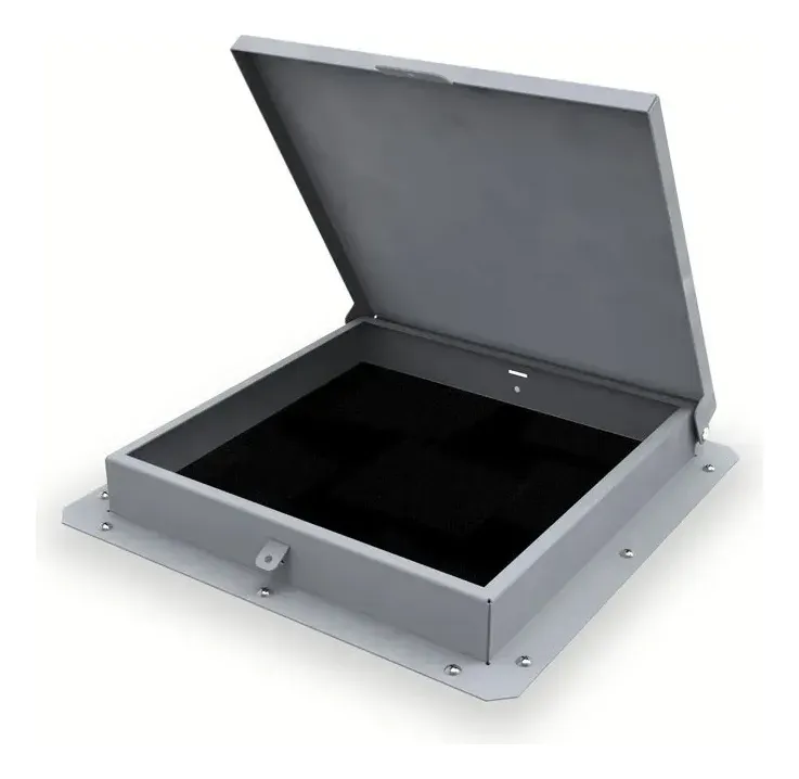 [TI-S64] Tapa de inspección superior para tanque de agua 60x40 cm - Gris - Poliester